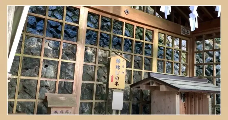 三峯神社 初詣 縁結びの木