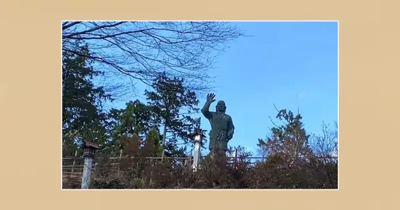 三峯神社 初詣 ヤマトタケルノミコト像