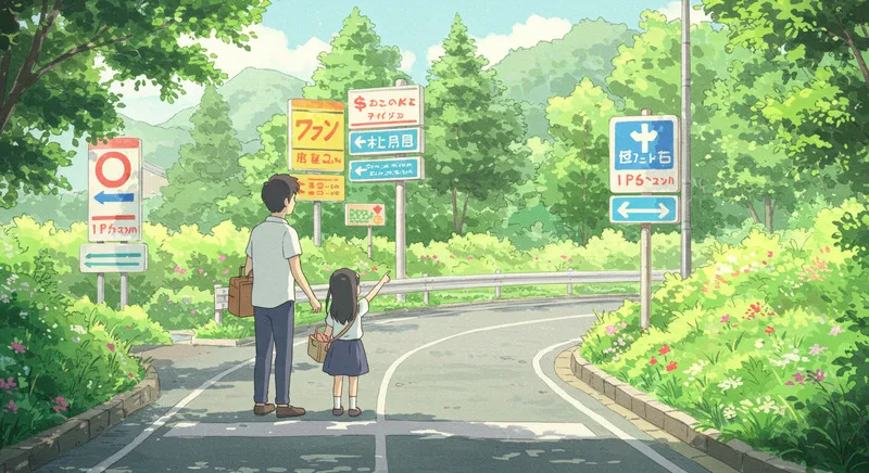 スーパー選びで迷う親子