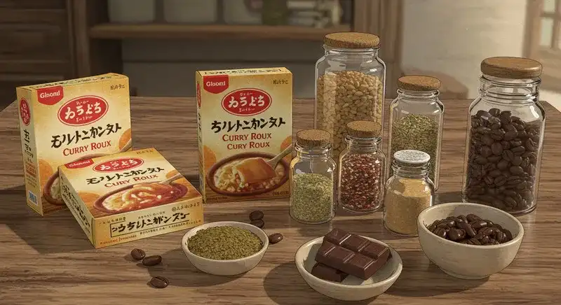 隠し味のスパイスとルーの並び