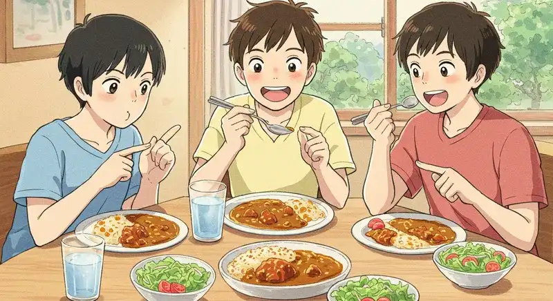 友人と様々なカレーを楽しむ会