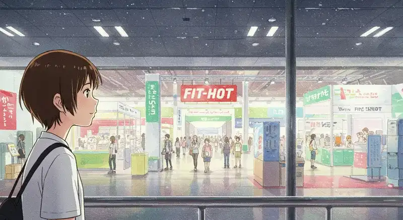 フィットットを冷静に見る来場者