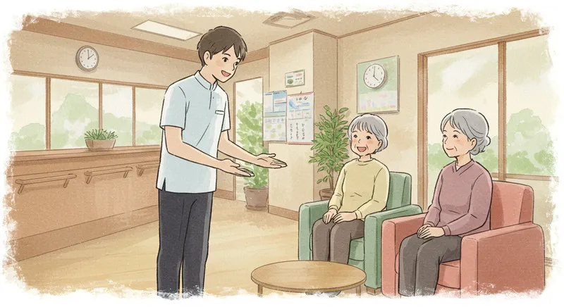 フィットット 明るい会場とスタッフ