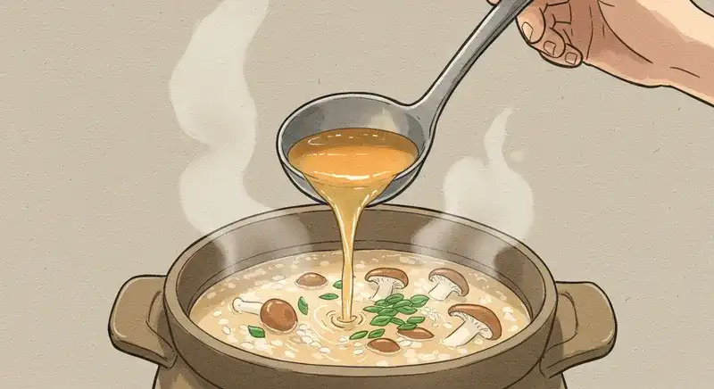 なめこの茹で汁を料理に活用