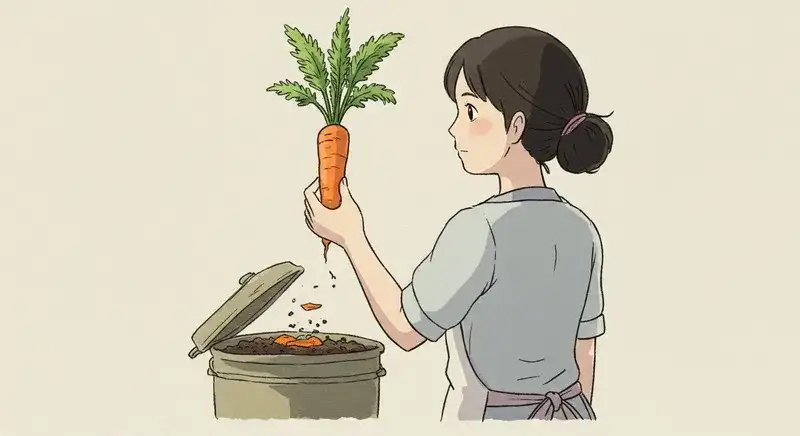 真ん中が白いにんじん…捨てる前に見直して！