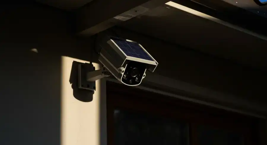 日当たりが悪く充電不足のソーラー防犯カメラ