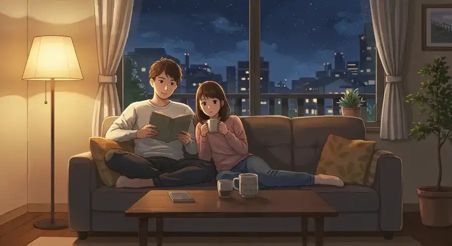 穏やかな夜の安心感