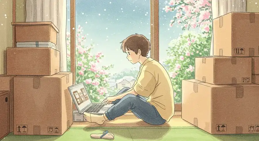 Amazon新生活セールに向けて準備する様子