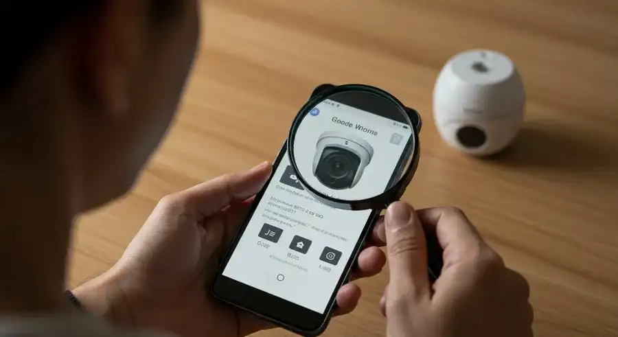 防犯カメラの性能をスマホで比較検討する